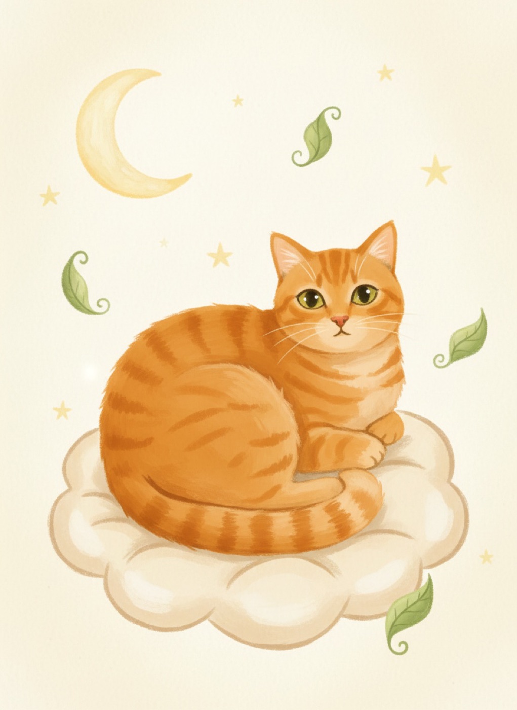 Milo in storybook style